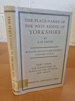 Seller image for The Place-Names of the West Riding of Yorkshire - Part Four for sale by D & M Books, PBFA