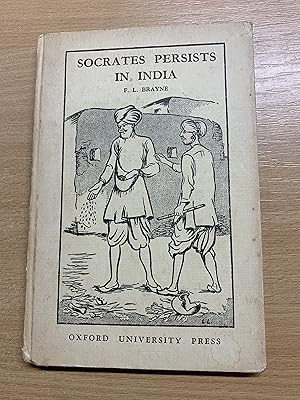 *RARE* 1936 F L BRAYNE "SOCRATES PERSISTS IN INDIA" ILLUSTRATED BOOK