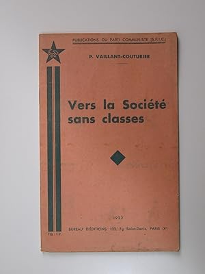 Seller image for Vers la socit sans classe. for sale by Librairie Aubry
