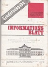 Image du vendeur pour Informationsblatt, Sonderausgabe. mis en vente par Buchversand Joachim Neumann