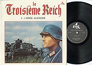 "LE TROISIÈME REICH : L'ARMÉE ALLEMANDE" LP 33 tours original français / SERP n° HF 10/2 (années 70)