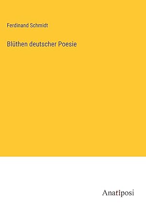 Image du vendeur pour Blthen deutscher Poesie mis en vente par moluna