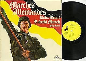 "MARCHES ALLEMANDES Vol. III (Fritz KARR)" LP 33 tours original français A.F.A. 20834