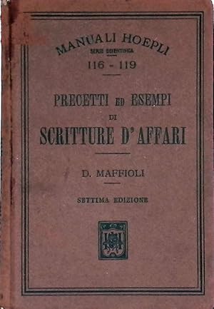 Precetti ed esempi di scritture d'affari