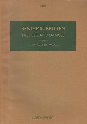 Seller image for Prelude and Dances from the Ballet The Prince of the Pagodas - Study Score for sale by Hancock & Monks Music