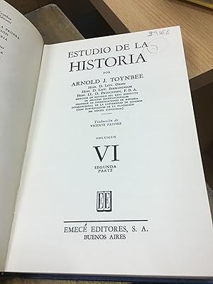 Seller image for Estudio de la Historia IV, Segunda Parte for sale by Libros nicos