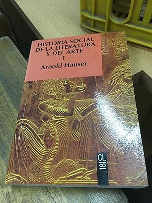 Imagen del vendedor de Historia social de la literatura y del arte 1 a la venta por Libros nicos
