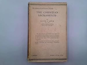 Immagine del venditore per The Christian Sacraments venduto da Goldstone Rare Books