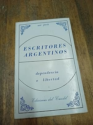 Seller image for Escritores Argentinos for sale by Libros nicos