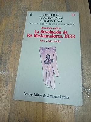 Seller image for La Revolucion de los Restauradores 1833 for sale by Libros nicos