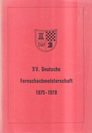 XV. Deutsche Fernschachmeisterschaft 1975 - 1978