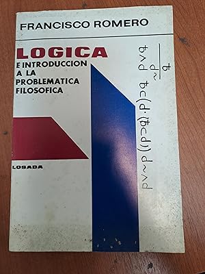 Seller image for Logica e introduccion a la problematica filosofica for sale by Libros nicos