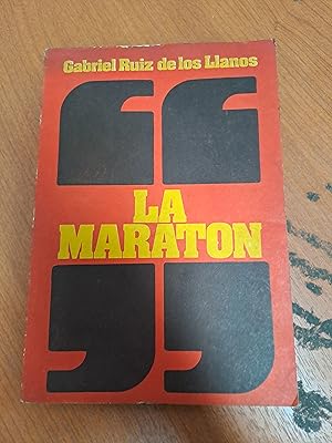 Imagen del vendedor de La maraton a la venta por Libros nicos