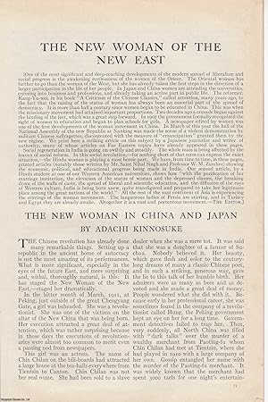 Seller image for The New Woman in China and Japan: The Effect of the Modern Spread of Liberalism and Social Progress on the Women of the Orient. TOGETHER WITH Woman's Part in India's Social Advance. A pair of original articles from the American Review of Reviews, 1912. for sale by Cosmo Books