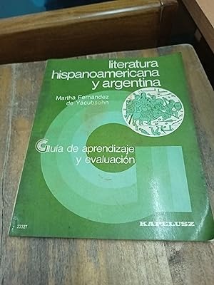 Seller image for Literatura hispanoamericana y argentina for sale by Libros nicos