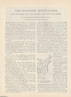 Seller image for The Mountaineers of the Appalachian Belt of the South. An original article from the American Review of Reviews, 1900. for sale by Cosmo Books