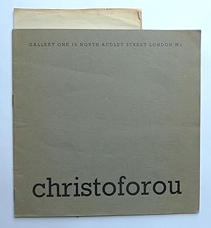 Immagine del venditore per Christoforou. Gallery One. London August-September 1961. venduto da Roe and Moore