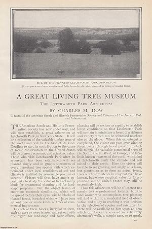 Image du vendeur pour Establishing the Letchworth Park Arboretum in New York State. An original article from the American Review of Reviews, 1912. mis en vente par Cosmo Books