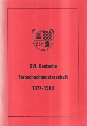 XVI. Deutsche Fernschachmeisterschaft 1977 - 1980