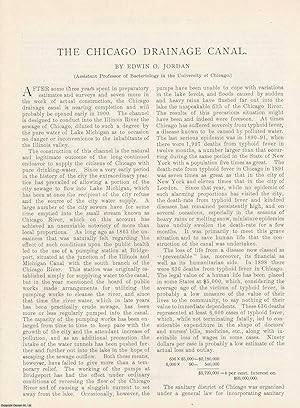 Imagen del vendedor de The Chicago Drainage Canal. An original article from the American Review of Reviews, 1900. a la venta por Cosmo Books