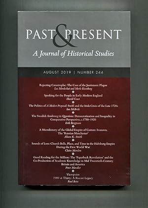 Seller image for Past & Present. A Journal of Historical Studies. Number 244. August 2019 for sale by Tyger Press PBFA