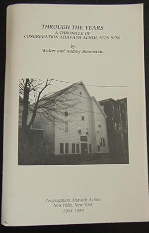 Seller image for Through the Years - Ahavath Achim - New Paltz for sale by Book Look