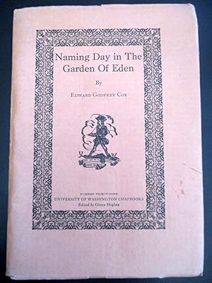 Immagine del venditore per Naming Day in The Garden of Eden venduto da Book Look