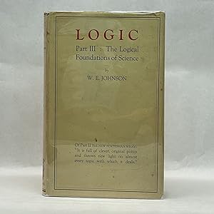 LOGIC: PART III: THE LOGICAL FOUNDATIONS OF SCIENCE
