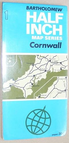 Cornwall. Great Britain, Sheet 1 (Bartholomew Half Inch Map Series)