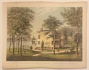 The Audubon Estate on the Banks of the Hudson.; Foot of 156th St. at Carmansville