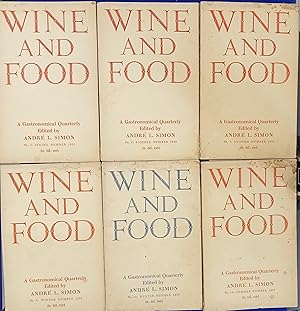 Wine and Food. [ 'A Gastronomical Quarterly ' - Journal of the Wine and Food Society - group of 1...