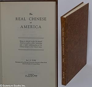 Immagine del venditore per The Real Chinese in America: Being an attempt to give the general American public a fuller knowledge and a better understanding of the Chinese people in the United States venduto da Bolerium Books Inc.