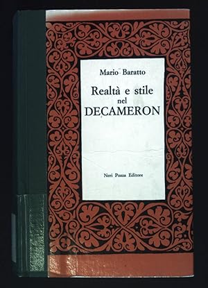 Image du vendeur pour Realta e stile nel Decameron. Nuova Biblioteca di Cultura34. mis en vente par books4less (Versandantiquariat Petra Gros GmbH & Co. KG)