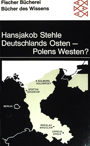 Bild des Verkufers fr Deutschlands Osten - Polens Westen? Eine Dokumentation. (Nr. 709) zum Verkauf von books4less (Versandantiquariat Petra Gros GmbH & Co. KG)