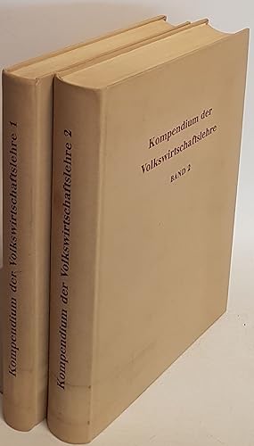 Seller image for Kompendium der Volkswirtschaftslehre (2 Bnde KOMPLETT) for sale by books4less (Versandantiquariat Petra Gros GmbH & Co. KG)