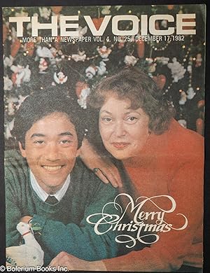 Imagen del vendedor de The Voice: more than a newspaper; vol. 4, #25, December 17, 1982; Merry Christmas a la venta por Bolerium Books Inc.