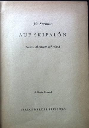 Bild des Verkufers fr Auf Skipaln : Nonnis Abenteuer auf Island. zum Verkauf von books4less (Versandantiquariat Petra Gros GmbH & Co. KG)