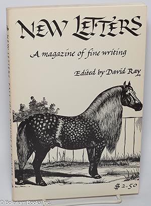 Seller image for New Letters; a continuation of the university review; vol. 41, #1, Fall 1974 for sale by Bolerium Books Inc.