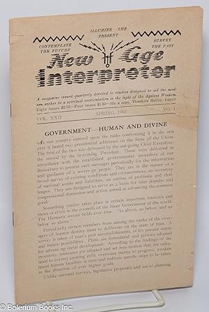 New Age Interpreter; a magazine issued quarterly devoted to studies designed to aid the modern se...