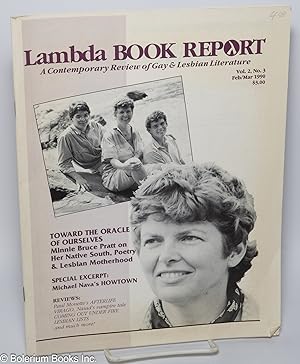 Bild des Verkufers fr Lambda Book Report: a contemporary review of gay & lesbian literature vol. 2, #3, Feb/Mar 1990: Toward the Oracle of Ourselves zum Verkauf von Bolerium Books Inc.