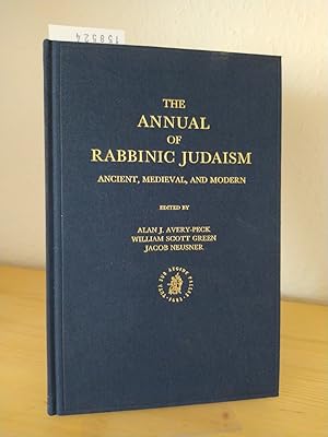 Imagen del vendedor de The Annual of Rabbinic Judaism. Ancient, medieval and modern. Volume 1. [Edited by Alan J. Avery-Peck, William Scott Green, Jacob Neusner]. a la venta por Antiquariat Kretzer