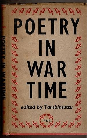 Seller image for POETRY IN WAR TIME for sale by Circle City Books