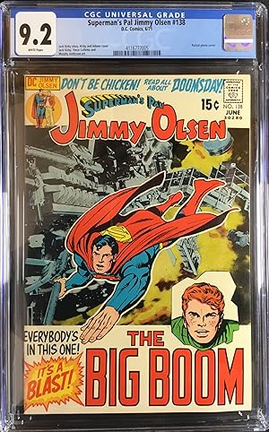 JIMMY OLSEN No. 138 (June 1971) - CGC Graded 9.2 (NM-)