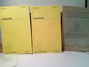 Konvolut: 2 und 1 Bände Kulturbrief und Frankfurter Hefte.