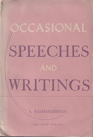 Occasional Speeches and Writings.
