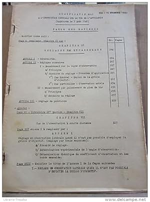 Seller image for Modificatif N3  l'Instruction Gle sur le Tir de l'Artillerie for sale by Dmons et Merveilles