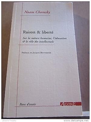 Raison & liberté sur la nature humaine l'éducation