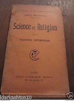 Image du vendeur pour Science et Religion mis en vente par Dmons et Merveilles