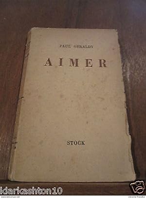 Image du vendeur pour Aimer/ Librairie Stock mis en vente par Dmons et Merveilles