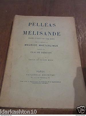 Seller image for Pellas et Mlisande drame lyrique en cinq actes for sale by Dmons et Merveilles